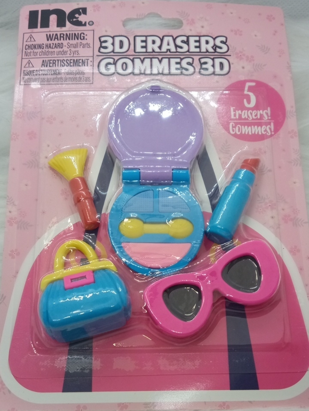 3D ERASERS MAKEUP THEME
